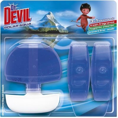 Dr. Devil tekutý WC blok 3in1 Polar 3 x 55 ml – Zboží Mobilmania