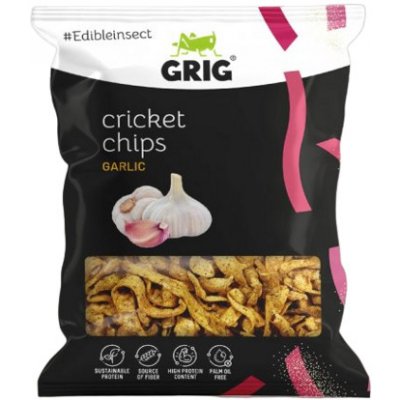 Grig cvrččí chipsy s příchutí česneku 70 g