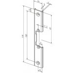 ASSA ABLOY Lišta pro dveřní otvírače effeff 93635 – Zboží Mobilmania
