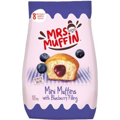 Mrs.Muffin Mini muffiny s borůvkovou náplní 200 g – Zboží Dáma