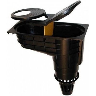 Itadeco Okapová vpusť geiger se spodním odtokem 75 / 125 mm černá – HobbyKompas.cz