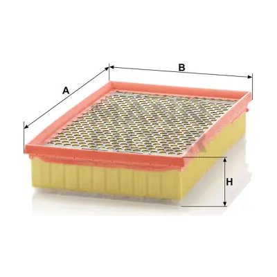 MANN FILTER Vzduchový filtr C 30 153/1 – Hledejceny.cz