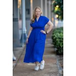 Italy fashion Letní šaty ANITA Černá – Zboží Mobilmania