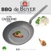 Pánev de Buyer Carbone plus ocelová BBQ grilovací 26 cm