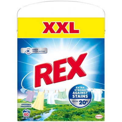 Rex prací prášek Amazonia Freshness Box 60 PD 3,3 kg – Hledejceny.cz