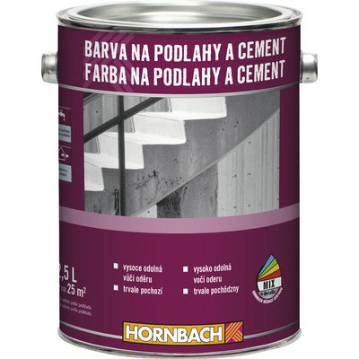 Hornbach Barva na podlahy a cement 2,5 l grafitově šedá – Sleviste.cz