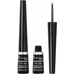 Rimmel Exaggerate Eyeliner tekuté oční linky 100% Black 2,5 ml – Zboží Dáma