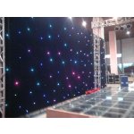 LED curtain závěs 3x 2 m, 72x RGB 3-in-1 LED, DMX – Hledejceny.cz