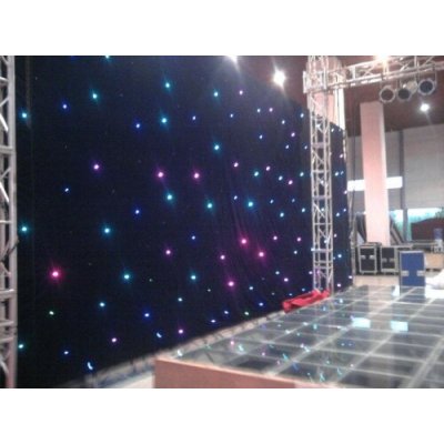 LED curtain závěs 3x 2 m, 72x RGB 3-in-1 LED, DMX – Hledejceny.cz