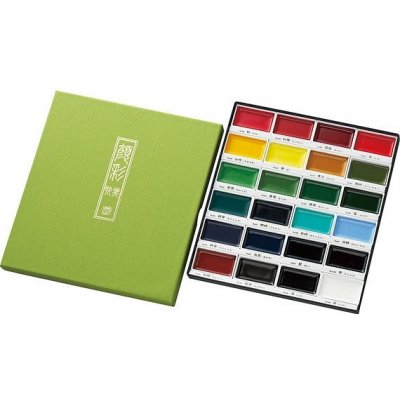 Sada akvarelovch barev 24 ks Gansai Tambi Kuretake – Zboží Dáma