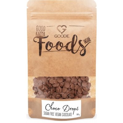 Goodie Choco Drops mléčná čokoláda s erythritolem 150 g – Zboží Mobilmania