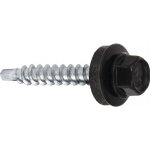 ETANCO FRS Ø4,8 mm farmářský šroub s podložkou A14 60 mm - 100 ks RAL 9005 – Sleviste.cz