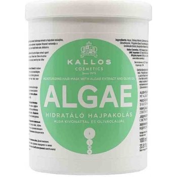 Kallos hydratující maska s výtažkem z řas a olivovým olejem Algae moisturizing Hair mask 1000 ml