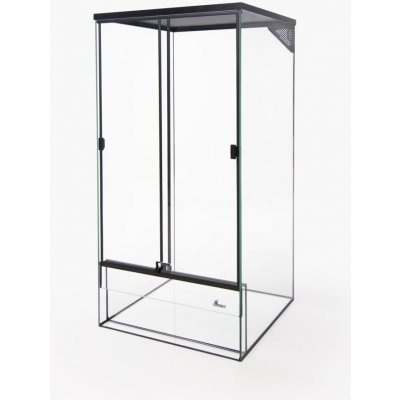 Diversa Terarium skleněné s černou síťkou 50 x 50 x 100 cm – Zboží Dáma