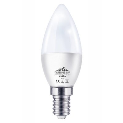 Eta EKO LEDka svíčka, 7W, E14, teplá bílá – Zboží Mobilmania