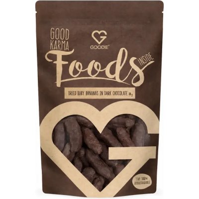 Goodie Sušené baby banány v hořké čokoládě 80 g – Hledejceny.cz