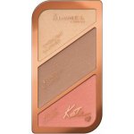 Rimmel London Kate konturovací paletka 18,5 g 002 Coral Glow – Zboží Dáma Rimmel London Kate konturovací paletka 18,5 g 002 Coral Glow – Zboží Dáma