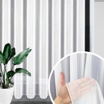 Voálová elegantní záclona s jemnými proužky bílá metráž Ervi 3025 – Hledejceny.cz