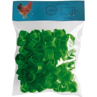 Gaun Zámkové kroužky 16 mm, zelené 1 ks – Zboží Dáma