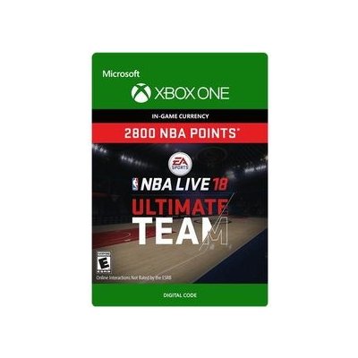 NBA LIVE 18: NBA UT 2800 Points Pack