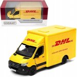 Kinsmart Mercedes-Benz DHL 12,5 cm kov na zpětný chod – Hledejceny.cz