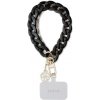 Přívěsky na mobil Guess Univerzální Popruh na Ruku 4G Charm Black GUOUCBMC4MK