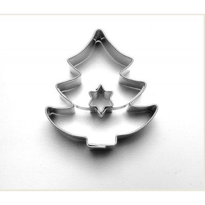 Smolík 918 Formička vykrajovací jedle s hvězdičkou ve středu 4,5 cm - Smolík – Zboží Dáma