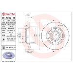 Brzdový kotouč BREMBO 08.A202.11 | Zboží Auto