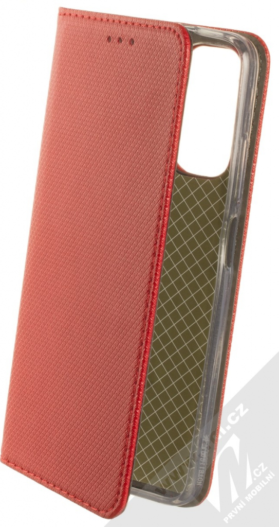 Pouzdro 1Mcz Magnet Book Xiaomi Redmi Note 11 , Note 11S červené
