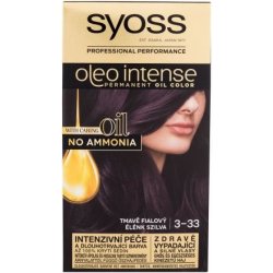 Syoss Oleo Intense Permanent Oil Color permanentní olejová barva na vlasy bez amoniaku 3-33 rich plum 50 ml