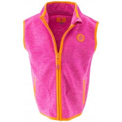 Pidilidi dívčí vesta propínací fleezová PD1118-03 růžová