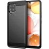 Pouzdro a kryt na mobilní telefon SES Ochranný silikonový obal karbon Samsung Galaxy A23 5G - černé