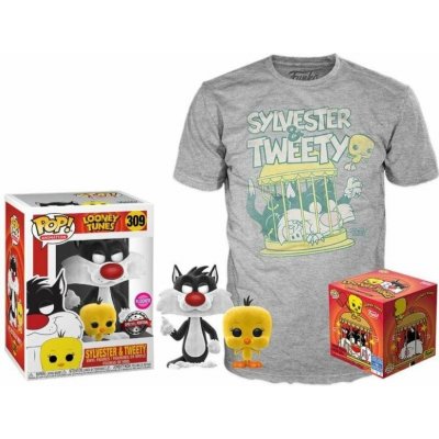 Funko POP & Tee: Looney Tunes Sylvester and Tweety, velikost S (exkluzivní sada s tričkem) - Funko – Hledejceny.cz