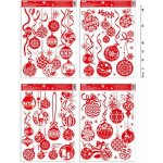Okenní fólie vánoce glitr VA013 30x42cm – Hledejceny.cz