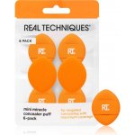 Real Techniques Mini Miracle Concealer Puff mini labutěnky na krémové a tekuté korektory oranžová – Zboží Dáma