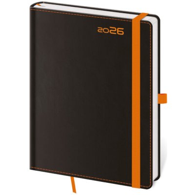 Helma A5 Denní 2026 Black Orange – Sleviste.cz