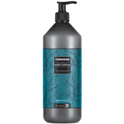 Black Turquoise Hydra Complex Shampoo posilující šampon s extrakem z mořské řasy 1000 ml – Zboží Mobilmania