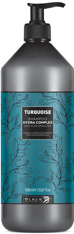 Black Turquoise Hydra Complex Shampoo posilující šampon s extrakem z mořské řasy 1000 ml