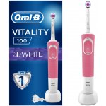 Oral-B Vitality 100 3D White Pink – Sleviste.cz