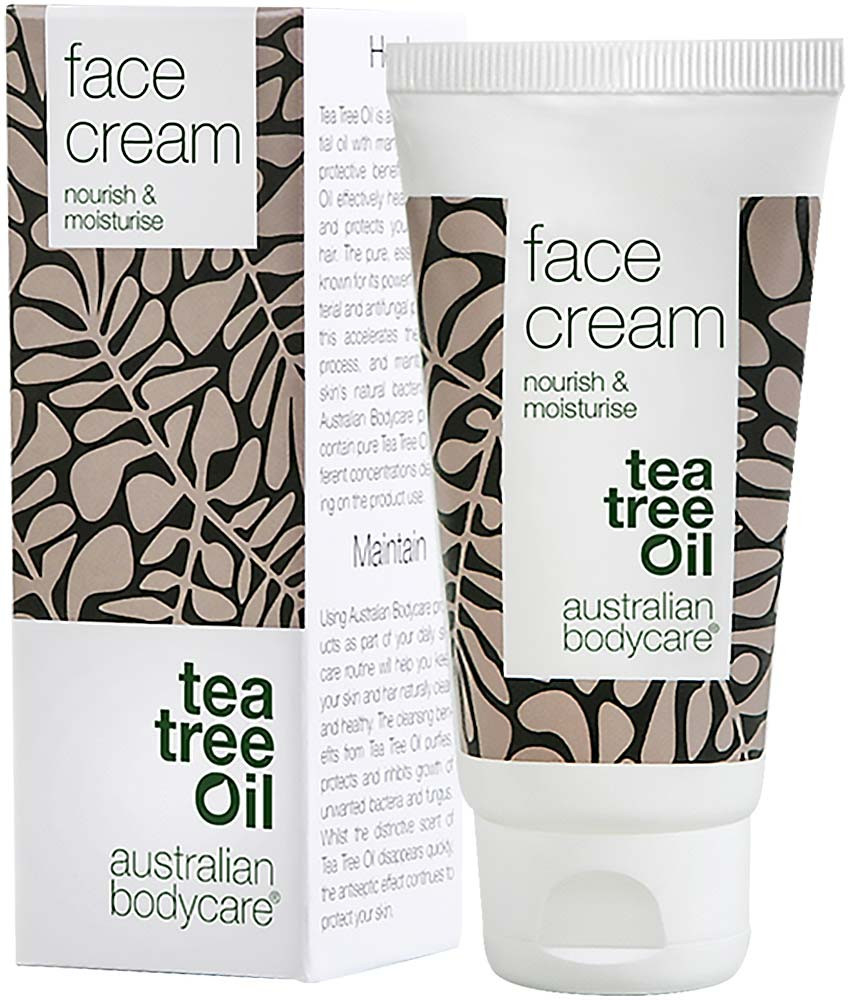 ABC Tea Tree Oil Face Cream pleťový krém hydratační + Tasmánské koření inů. Obal 2018 1x50 ml dárková sada