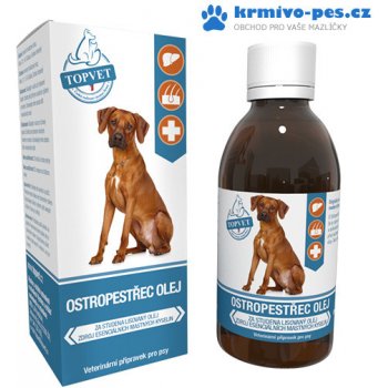 Topvet Ostropestřec olej 200 ml