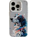 Oil Painting case Skvrnitý Pes – Apple iPhone 15 Pro – Zboží Mobilmania