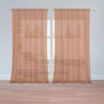 Sablio Záclony Cihlově oranžová: 2ks 150x250cm – Hledejceny.cz