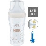 Nuk Perfect Match skleněná kojenecká láhev s kontrolou teploty 230 ml – Zboží Dáma