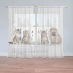 Záclony Mláďátka: 2 ks - 150x250 cm - Sablio – Hledejceny.cz