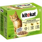 Kitekat Drůbeží hody s kuřecím masem krůtím drůbeží v želé 12 x 85 g – Hledejceny.cz