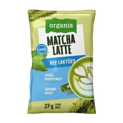 Organis Matcha latte bez laktózy 27 g – Sleviste.cz