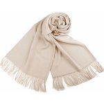 šátek šála typu pashmina s třásněmi 14 béžová světlá – Sleviste.cz