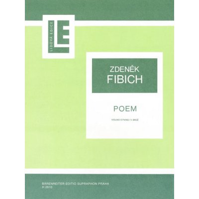 Zdeněk Fibich Poem noty – Zboží Mobilmania