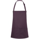 Karlowsky Krátká gastro zástěra KY123 Aubergine 75x60cm – Hledejceny.cz